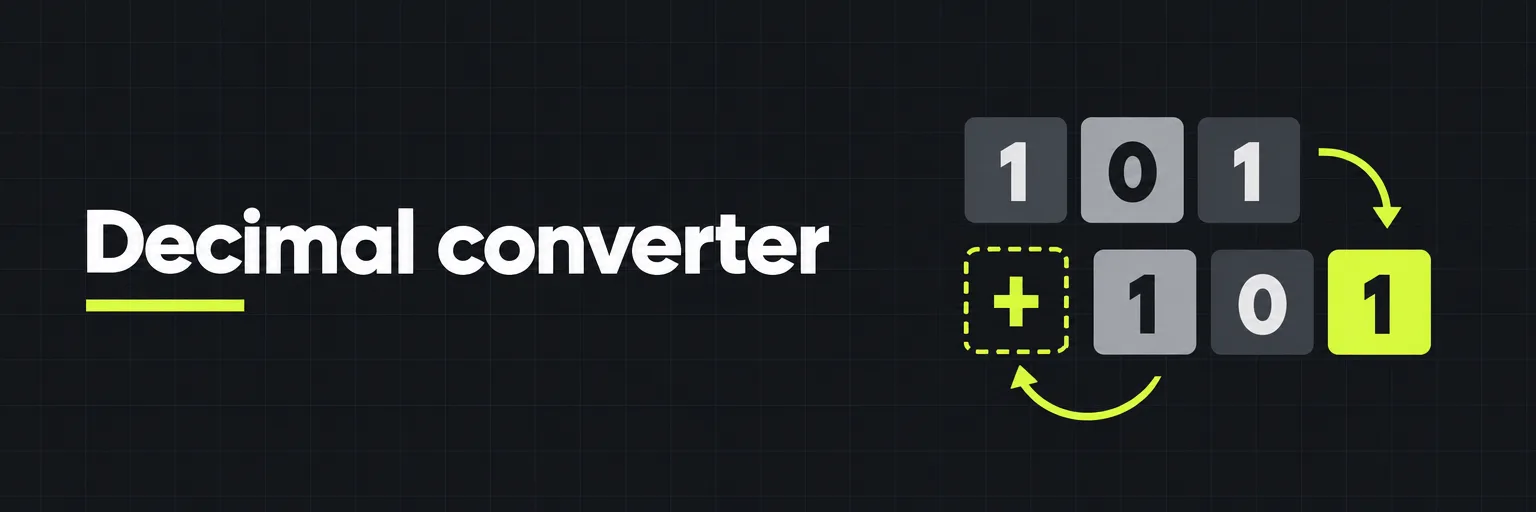 Decimal converter