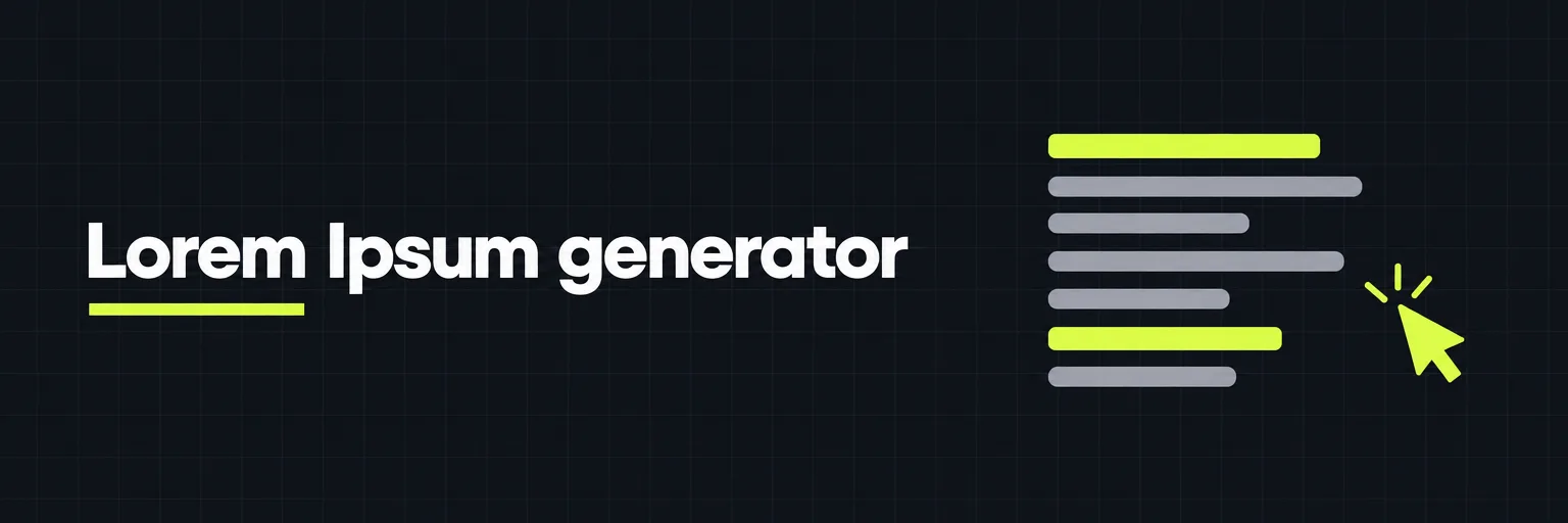 Lorem Ipsum generator
