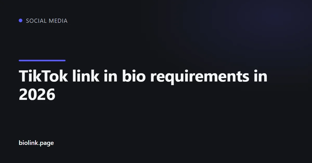 A TikTok profile with a clickable website link opening a link-in-bio page